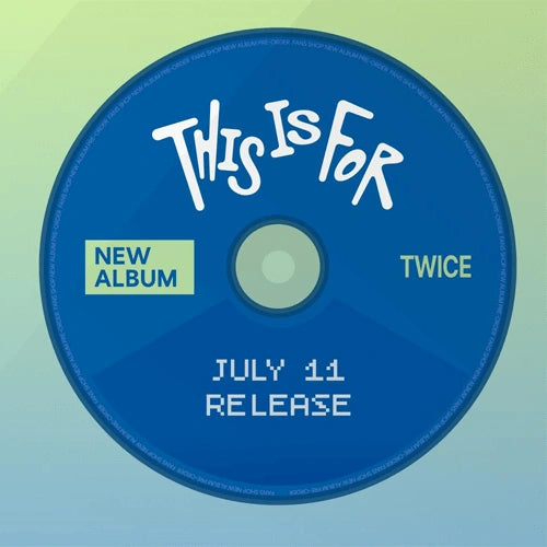 KPOPMART - TWICE 4TH FULL ALBUM – THIS IS FOR (POLAROID Ver.) (Random) (FANS Gift)