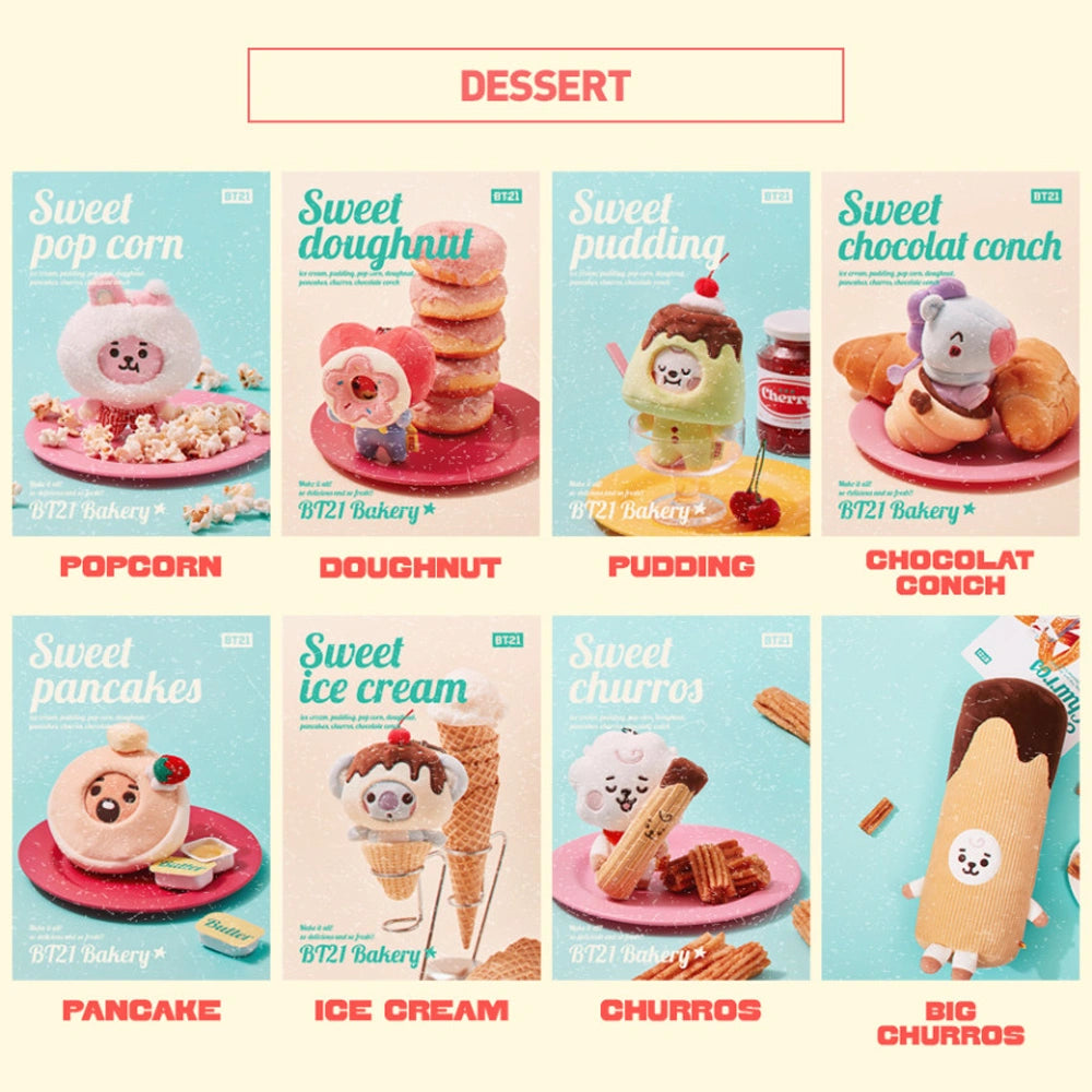 LINEFRIENDS BT21 BABY SWEET THINGS PLUSH KEYRING