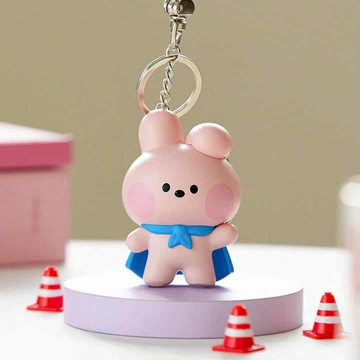 LINEFRIENDS BT21 minini FIGURINE SOUND KEYRING