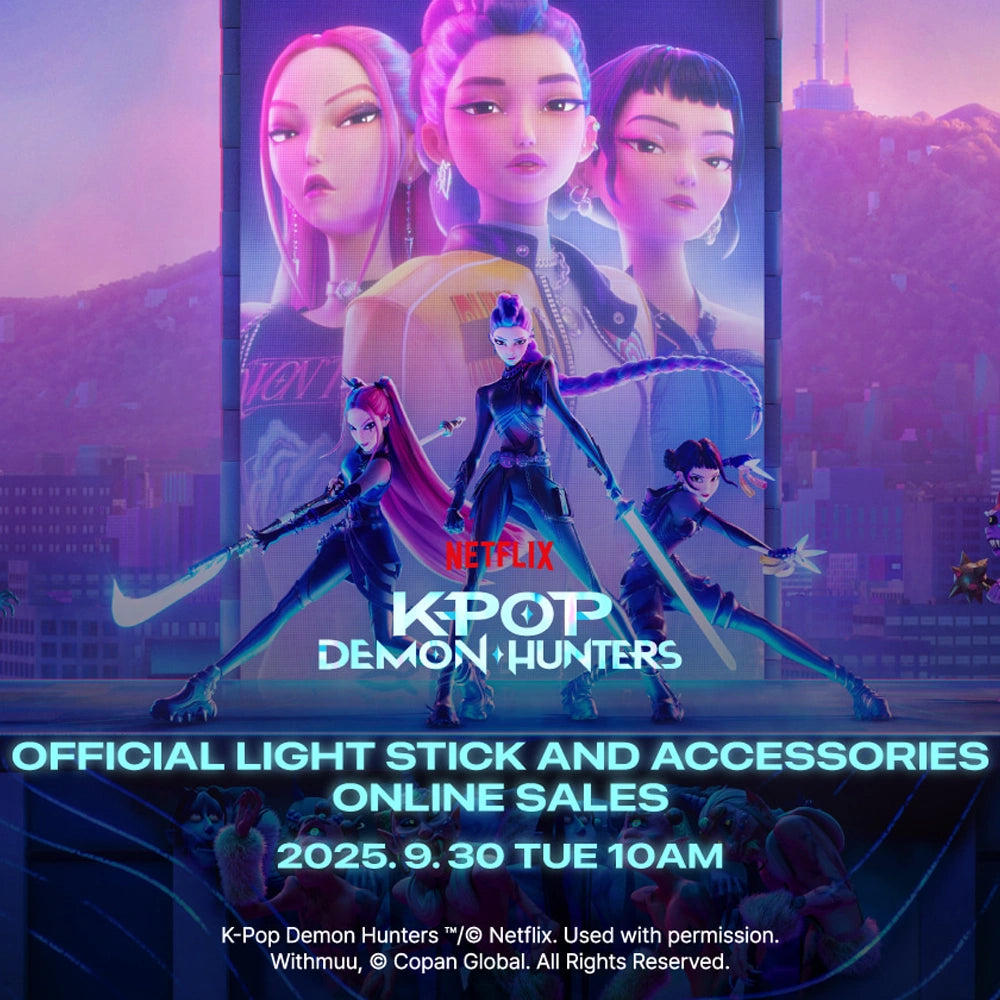 NETFLIX - KPOP DEMON HUNTERS OFFICIAL Light Stick (HUNTRIX, SAJA BOYS)