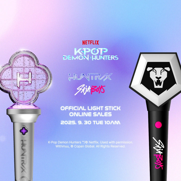 NETFLIX - KPOP DEMON HUNTERS OFFICIAL Light Stick (HUNTRIX, SAJA BOYS)